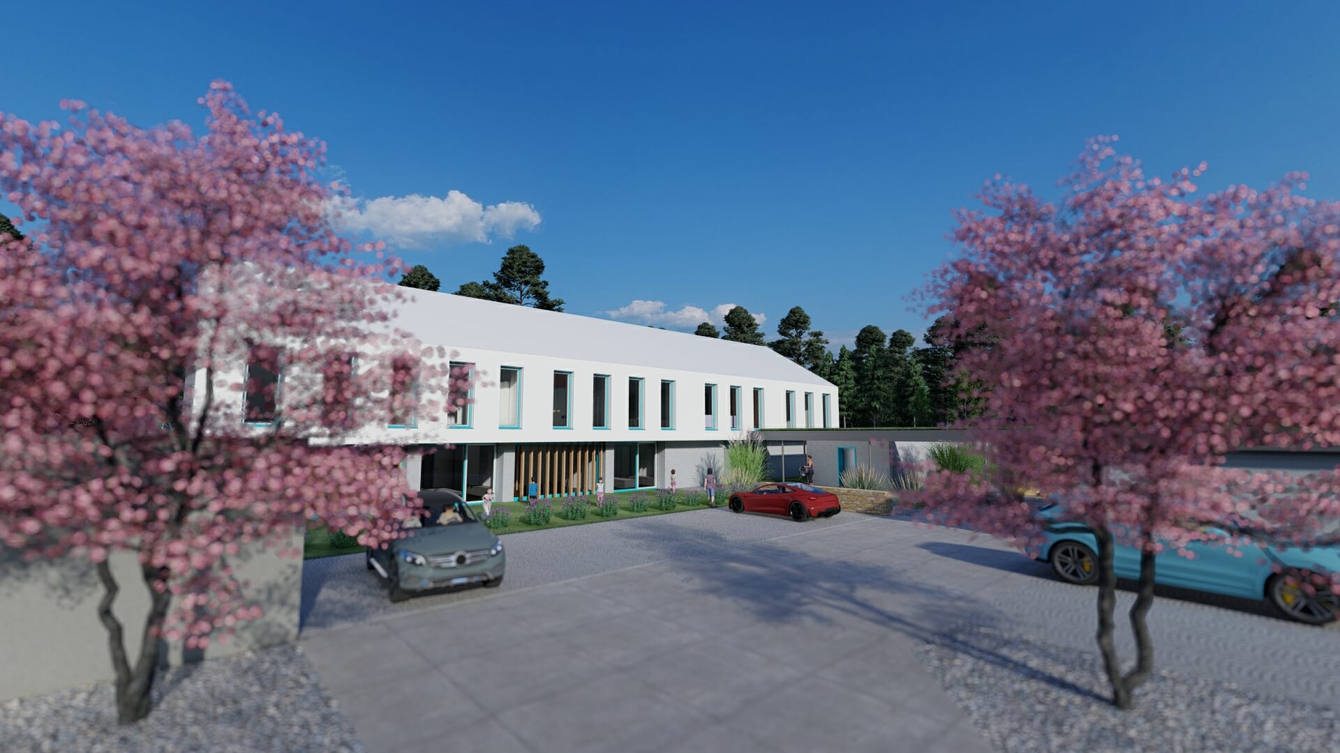Kindergarten Gsteinach Fassade