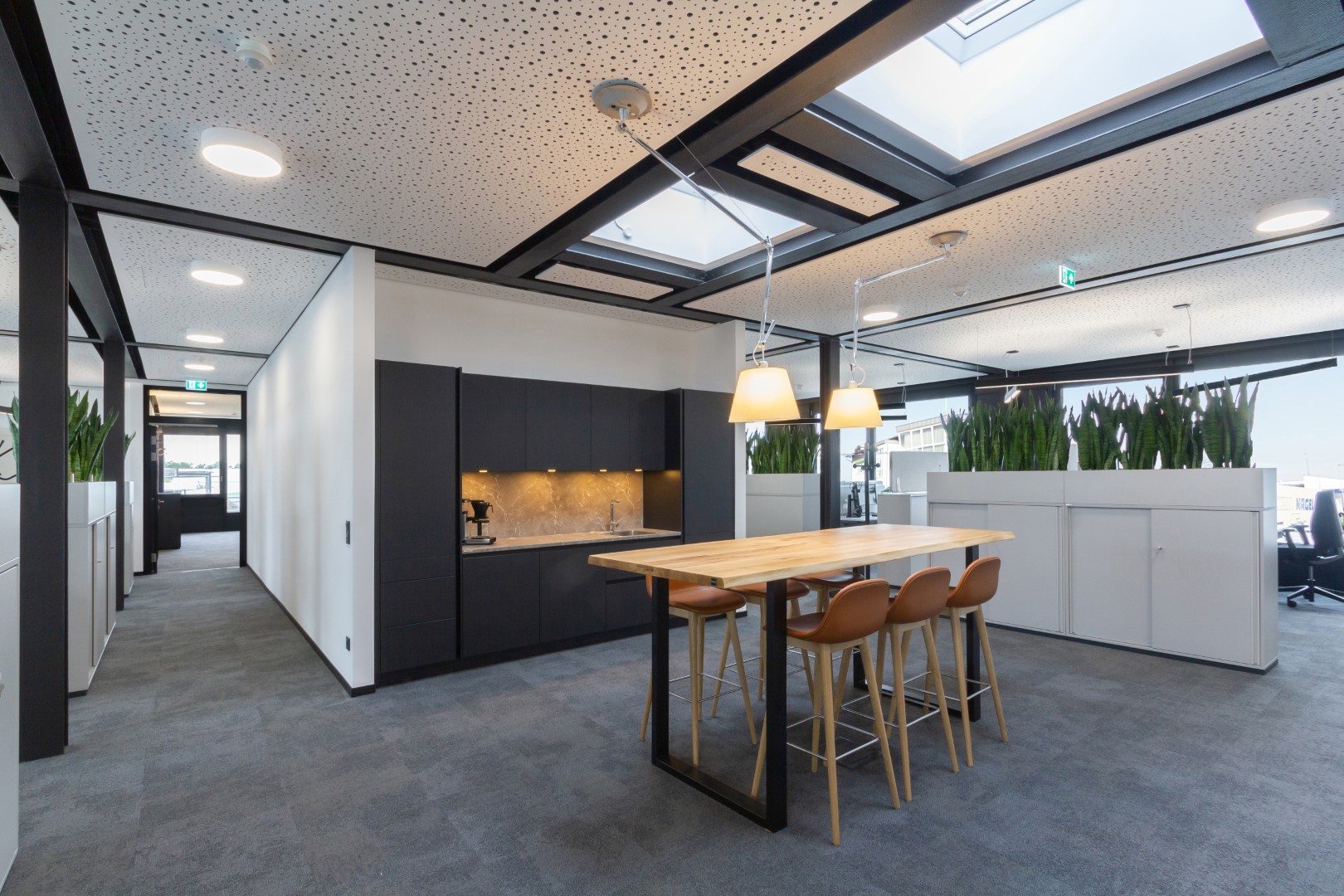 TGM Kanis Aufstockung &ndash; Detail neue Etage