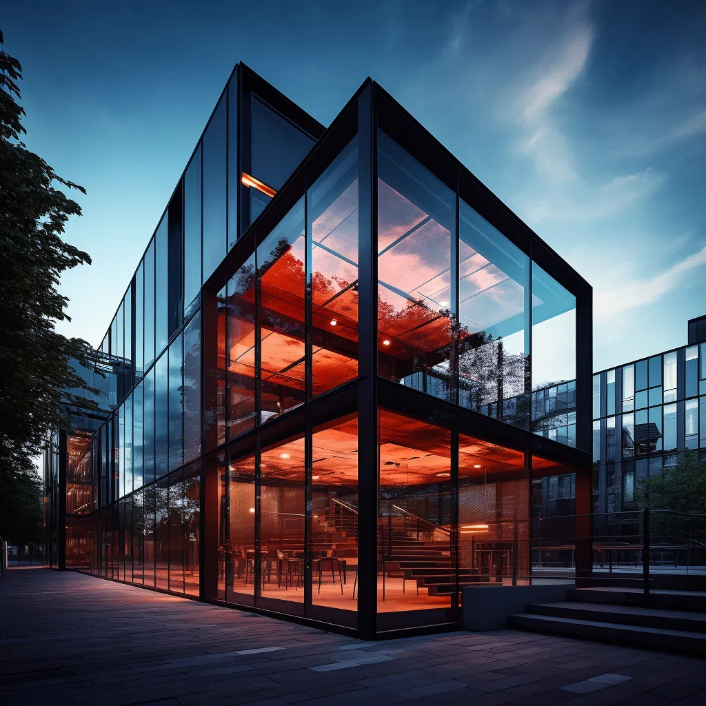 Bürogebäude Abends