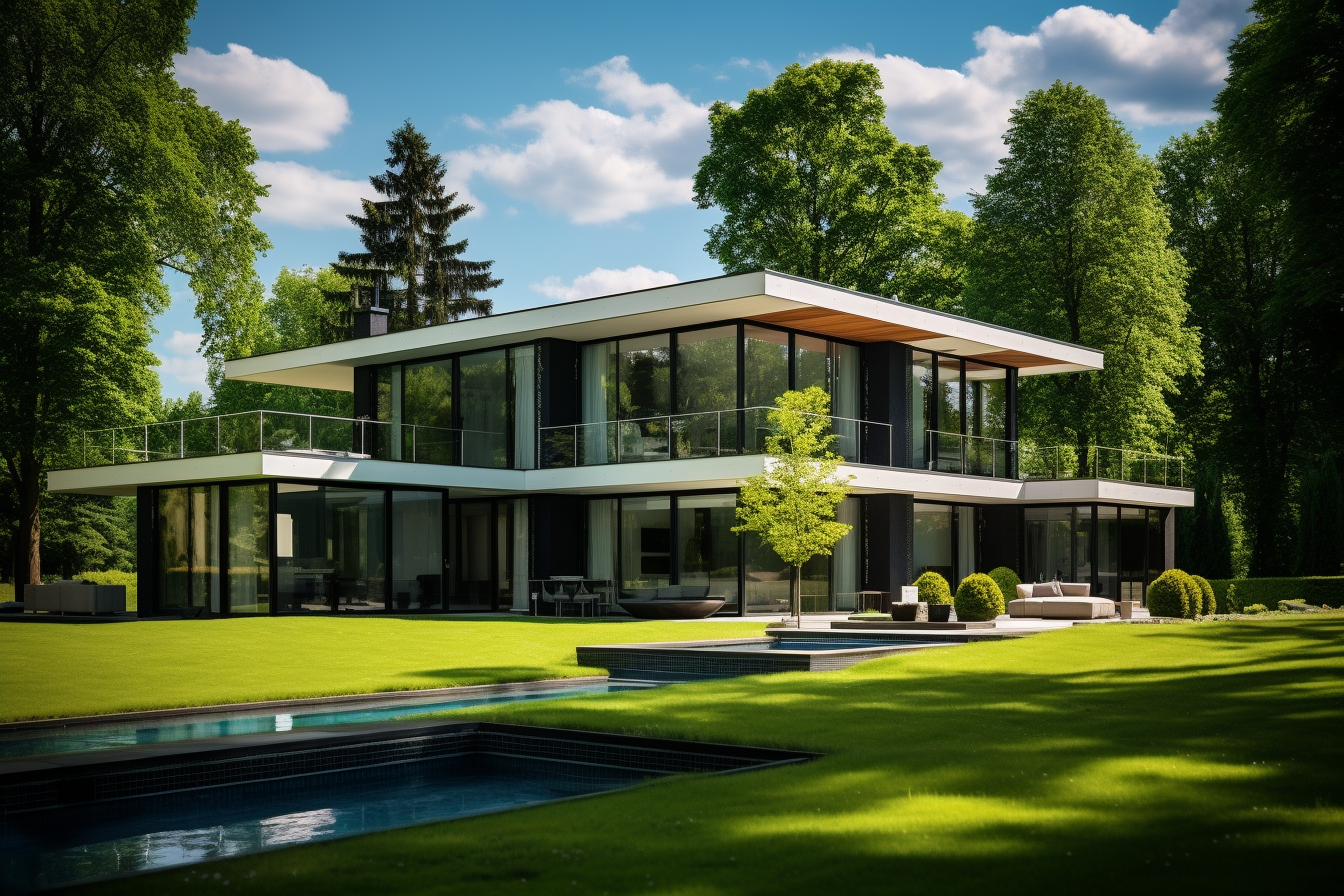 Villa am See Rendering N&uuml;rnberg