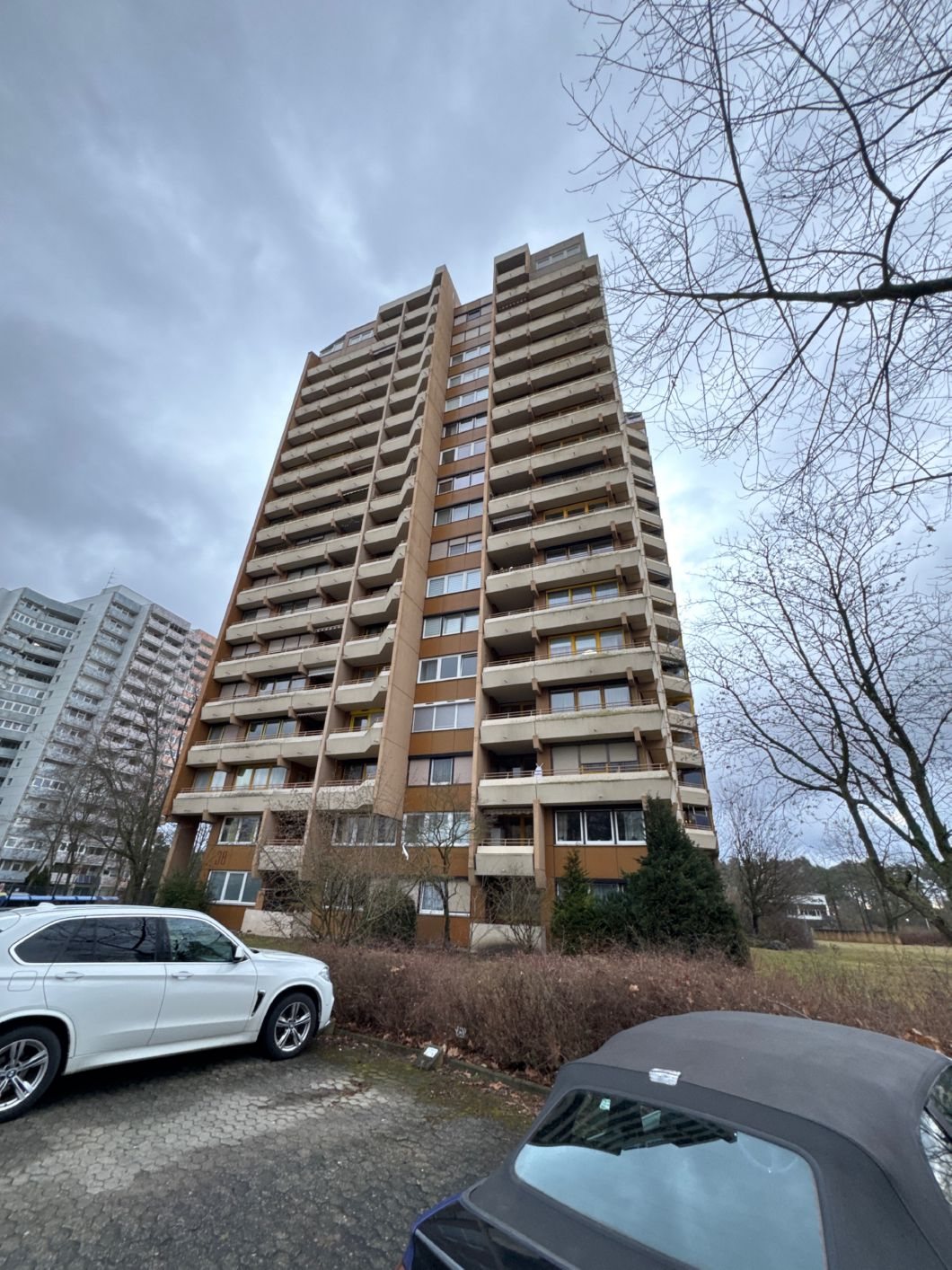 Hochhaus Europakanal Erlangen &ndash; Bestandsansicht vor der Sanierung